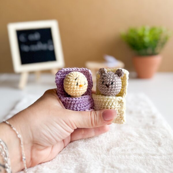 Les copains de poche et leurs sacs de couchage - Patron de crochet – Image 4