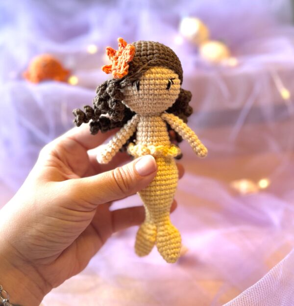 Sirène (4 coiffures incluses) - Patron de crochet
