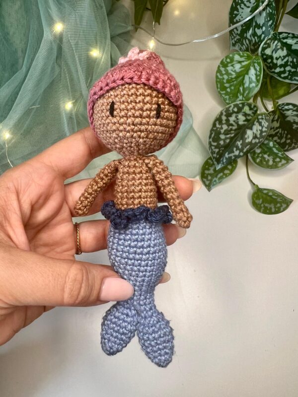 Sirène (4 coiffures incluses) - Patron de crochet – Image 3