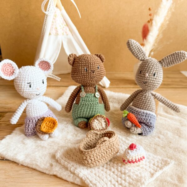 Bundle de patrons de crochet - Toute la collection du pique-nique des P’lotes